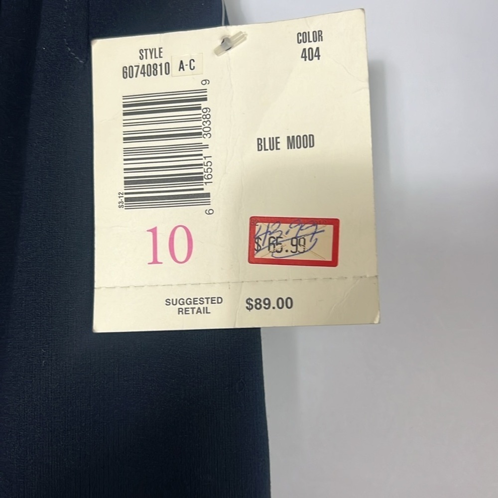 NWT Liz Claiborne Blue Mood Pencil skirt - Picture 3 of 4
